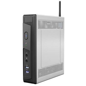 Fanless Embedded System with Intel® Bay Trail Celeron J1900 Processor (up to 2.42GHz), 1 HDMI, 1 DVI-I, 2 GbE LANs, 6 USB, and 2 COM