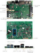 3.5" SBC Form Factor Tiger Lake UP3 (Intel® Core™ and Celeron® TDP up to 28W)