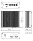 Fanless Embedded System with Intel® Apollo Lake-I/M Processor (up to 2.5GHz)